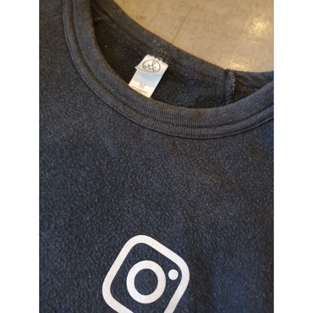 Alternative Apparel Instagram Sweatshirt Crewneck Gray unisex Medium - Picture 2 of 8